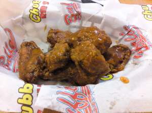 It's almost like someone poured lava on them.