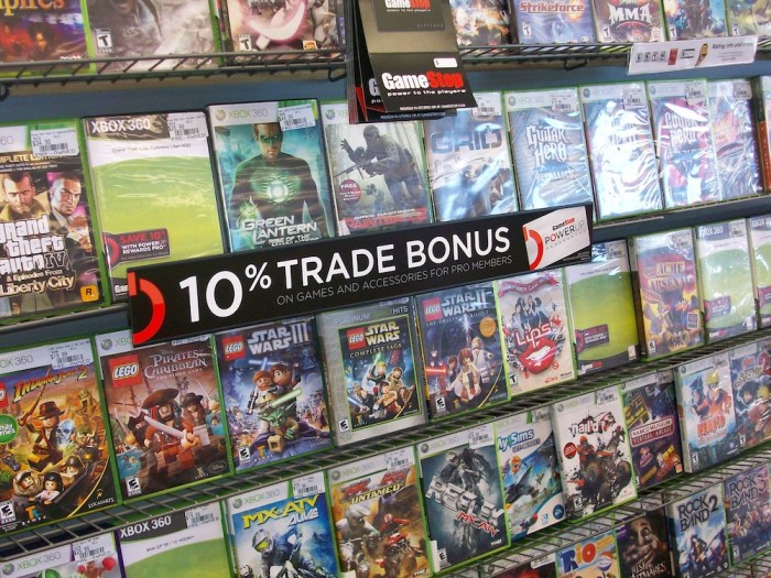Gamestop will probably need to clear out this space for new games, though.