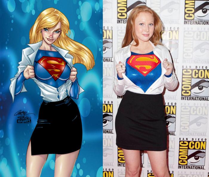 Molly Quinn did a passable job in the role of Supergirl. Not a Super job.