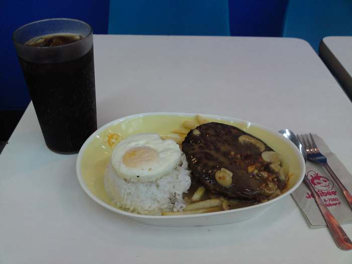 The Ultimate Burger Steak meal? More like the Okay but Bigger Burger Steak meal!
