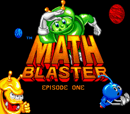 I'm looking at you, Math Blaster!