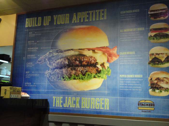 This burger was built by an engineer, I guess?