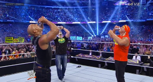 Tell me if you heard this one: The Rock, Stone Cold and The Hulkster walk into a bar...