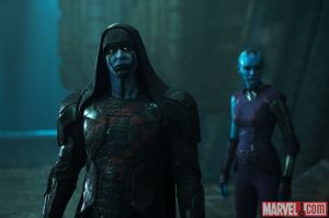 If you have blue skin, chances are you're a villain in Guardians of the Galaxy.