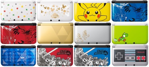 The limited editions of the Nintendo 3DS XL that were released in North America.