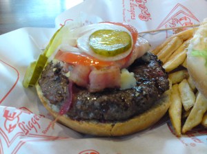 Kinda limpy bacon, in my opinion.