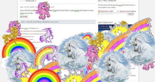 rainbows and unicorns