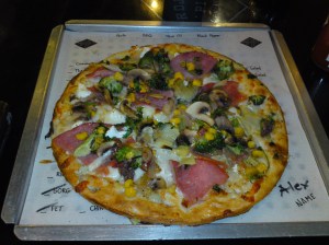 Here is the greatest and most pretentious pizza ever!