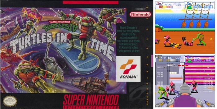 collage - turtles in time